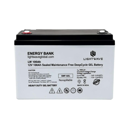 باتری یو پی اس 12 ولت 100 آمپر ساعتی لایت ویو