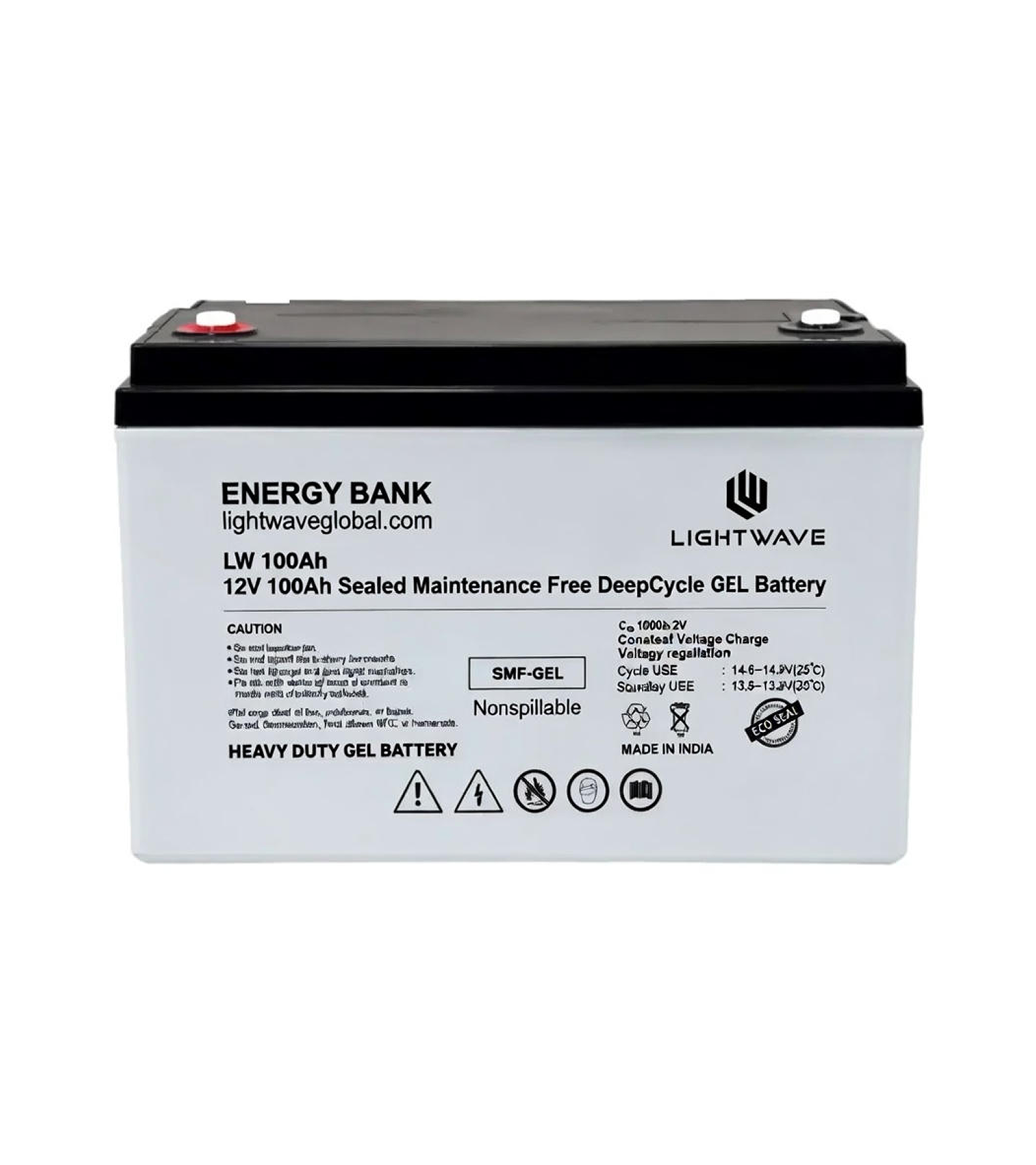 باتری یو پی اس 12 ولت 100 آمپر ساعتی لایت ویو