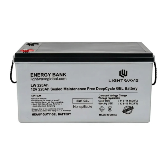 باتری یو پی اس 12 ولت 220 آمپر ساعتی لایت ویو