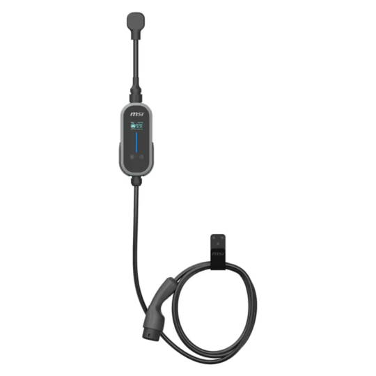 شارژر خودرو برقی ام اس آی مدل EZgo MS-C803 Portable 16A خاکستری